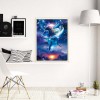 Starry Sky Dolphin - Full Diamond Painting - 40x30cm