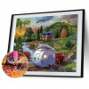 Mountain Trolley - Full Square Diamond - 50x40cm