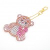 4pcs Xmas Cute Bear Key Chain - Special Shaped Diamond