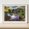 Mountain Trolley - Full Square Diamond - 50x40cm