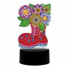 LED Christmas Boots Lamp - Special Shaped Diamond