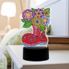 LED Christmas Boots Lamp - Special Shaped Diamond