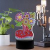 LED Christmas Boots Lamp - Special Shaped Diamond