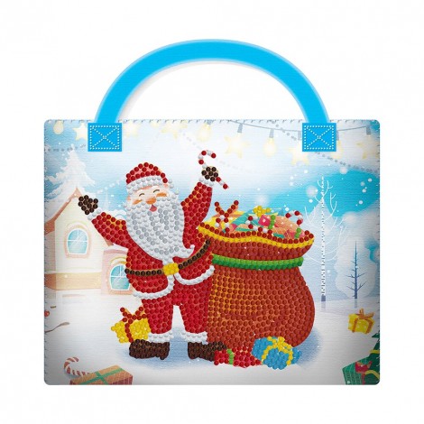 Diamond Pendant - Santa Claus Candy Gift Bag Christmas Ornaments