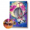 Upside Down Mouse  Handicraft - Full Round Diamond - 30x40cm