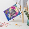Upside Down Mouse  Handicraft - Full Round Diamond - 30x40cm