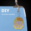 4pcs  Cartoon Cat Bear Paw Creative Diamond Keychain