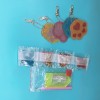 4pcs  Cartoon Cat Bear Paw Creative Diamond Keychain