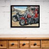 Motorcycle - Full Square Diamond - 30x40cm