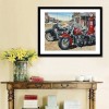 Motorcycle - Full Square Diamond - 30x40cm