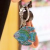 5pcs DIY Cartoon Fish Diamond  Keychain