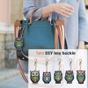 5pcs/Set DIY Cartoon Bird Full Drill Diamond Keychain
