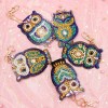 5pcs/Set DIY Cartoon Bird Full Drill Diamond Keychain