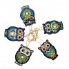 5pcs/Set DIY Cartoon Bird Full Drill Diamond Keychain