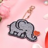 Elephant 4pcs/Set DIY Diamond  Keychain