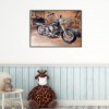 Motorcycle - Full Square Diamond - 40x30cm