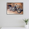 Motorcycle - Full Square Diamond - 40x30cm