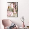 Pink Bicycle - Full Round Diamond - 30x40cm