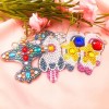 Planet 5pcs DIY Full Drill Special Shaped Diamond  Keychain