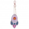 Planet 5pcs DIY Full Drill Special Shaped Diamond  Keychain