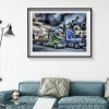Car - Full Round Diamond - 40x30cm