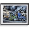 Car - Full Round Diamond - 40x30cm