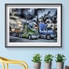 Car - Full Round Diamond - 40x30cm