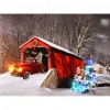 Snow Car - Full Round Diamond - 45x35cm