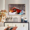 Snow Car - Full Round Diamond - 45x35cm