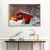 Snow Car - Full Round Diamond - 45x35cm