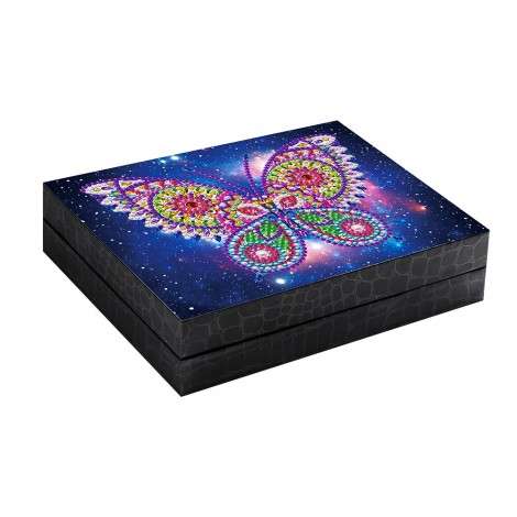 Starry Sky Butterfly - Special Shaped Diamond Storage Box -