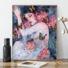 Beautiful Girl-Full Round Diamond-30x40cm