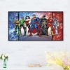 Super Hero - Full Round Diamond - 85*45cm