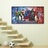 Super Hero - Full Round Diamond - 85*45cm
