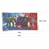 Super Hero - Full Round Diamond - 85*45cm
