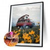 Car - Full Round Diamond - 30*40cm