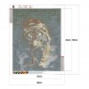 Tiger - Full Square Diamond - 40*50cm