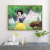 Snow White - Full Round Diamond - 40*30cm