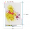 Winnie The Pooh - Full Round Diamond - 30*40cm