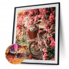 Bicycle - Full Round Diamond - 30*40cm