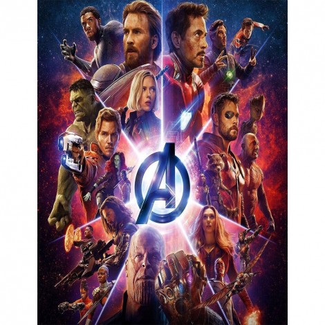 Marvel - Full Round Diamond - 40*50cm