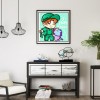 Cartoon Kids - Full Round Diamond - 30*30cm