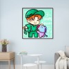 Cartoon Kids - Full Round Diamond - 30*30cm