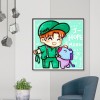 Cartoon Kids - Full Round Diamond - 30*30cm