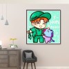 Cartoon Kids - Full Round Diamond - 30*30cm