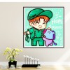 Cartoon Kids - Full Round Diamond - 30*30cm