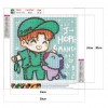 Cartoon Kids - Full Round Diamond - 30*30cm