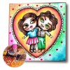 Loving Couple - Full Round Diamond - 30*30cm