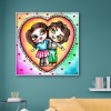 Loving Couple - Full Round Diamond - 30*30cm
