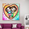 Loving Couple - Full Round Diamond - 30*30cm